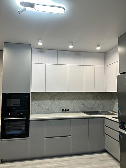 Угловая столешница на кухню из акрила PRIMAX M613 Granite Угловая столешница на кухню из акрила PRIMAX M613 Granite